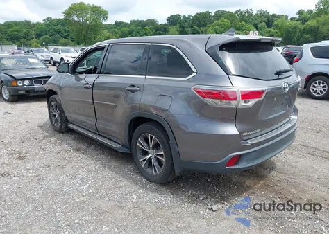 2016 Toyota Highlander Xle V6 из США, поврежденный, VIN 5TDJKRFH7GS501622